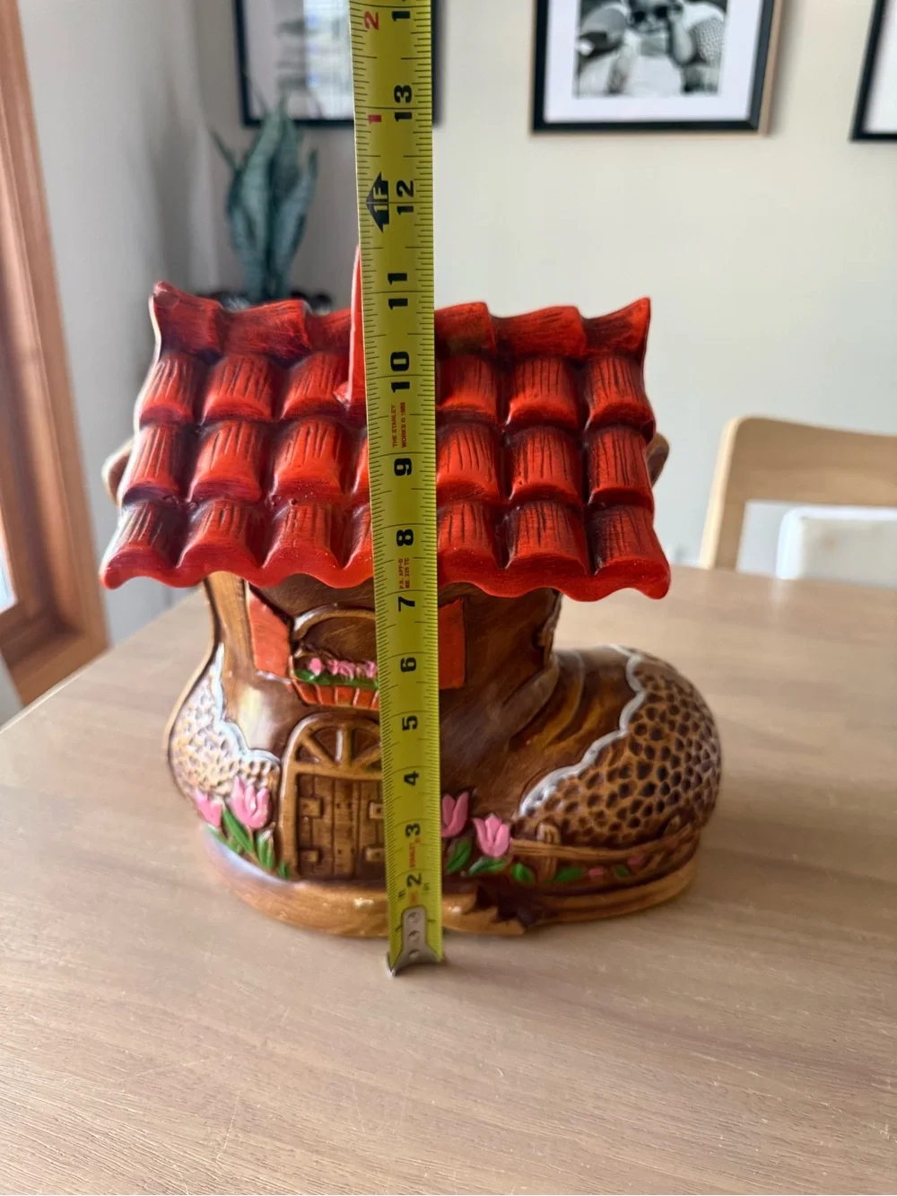 VINTAGE Cookie Jar Doranne of California Shoe Made in USA 1970's Nostalgia!